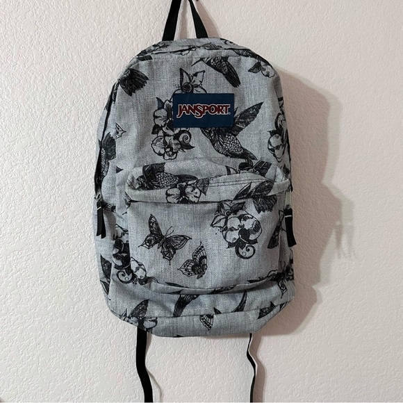 Jansport Handbags - Jansport Backpack Black Nature Print